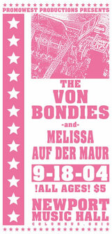The Von Bondies &amp; Melissa auf der Mauer