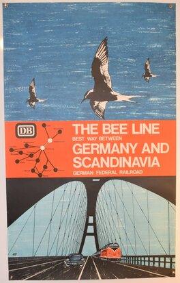 German Railway - DB - WER 08/65 - 1965