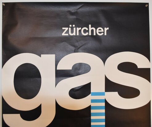 Swiss Poster - Züricher Gas