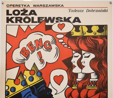 Polish Theater Poster - Warsaw Operetta - Waldemar Swierzy