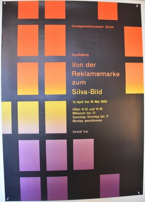 Swiss Poster - Arts and Crafts Museum Zürich - 1955