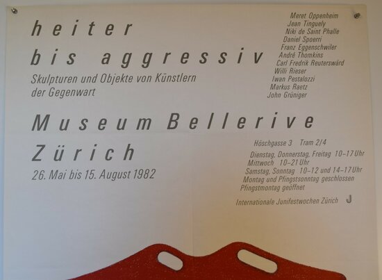 Swiss Poster - Modern Sculptures & Objects - 1982