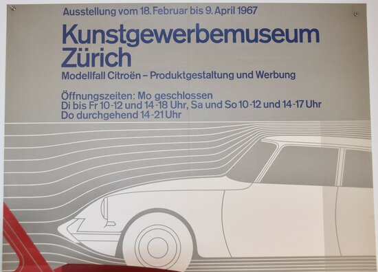 Swiss Poster - Arts and Crafts Museum Citroen - 1967