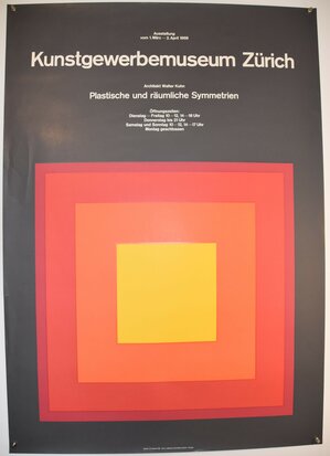 Swiss Poster - Arts and Crafts Museum Zürich - Walter Kuhn - 1968