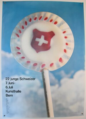 Swiss Poster - Kunsthalle Bern - A. Hablützel - 1969