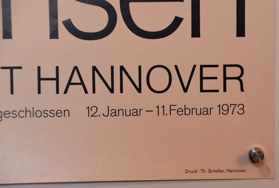 German Poster - Alfred Jensen - Kestner Society Hannover 1973