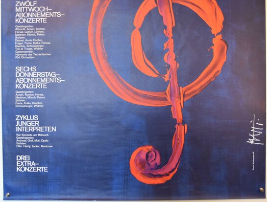 Swiss Poster - AMG Basel - Gelestino Piatti - 1970