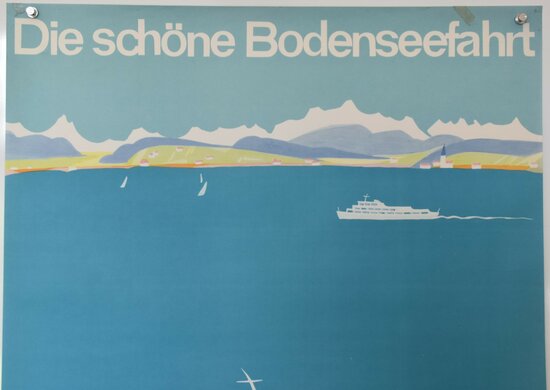 German Travel Poster - Lake Constance - Ca. 1970