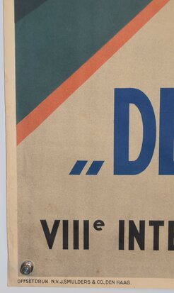 Original Dutch Vintage Poster - "De Weg" - Exhibition The Hague 1938