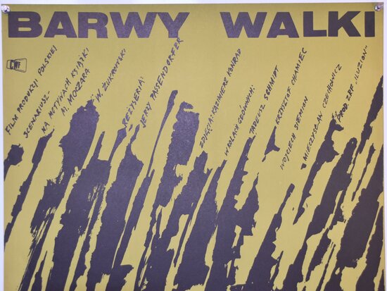 Polish Movie Poster - Barwy Walki - Swierzy - 1964