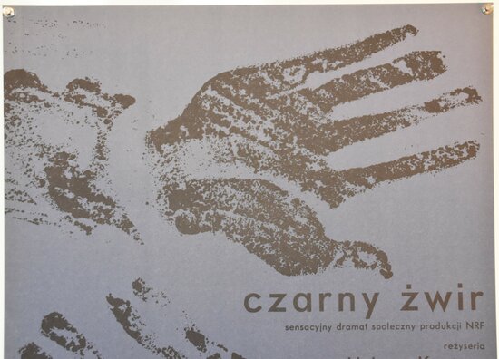 Polish Movie Poster - Czarny Zwir - Black Gravel - 1964