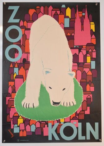 Zoo Cologne - ca. 1970 - **SOLD**