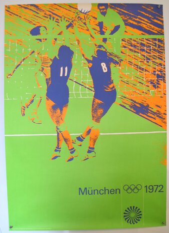 Munich Olympics 1972 - Volleyball - A0 - **SOLD**