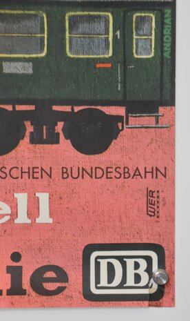 German Railway - DB - WER 16/59- 1959