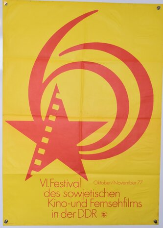 DDR Movie Poster - Socialist Film Festival - 1977 