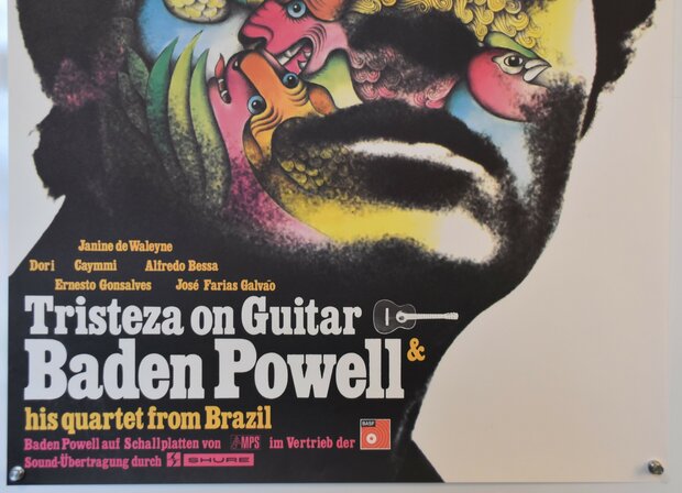 Baden Powell - Concert Poster - 1976