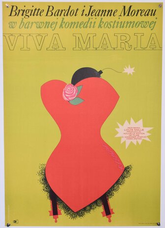 Polish Movie Poster - Viva Maria - L. Holdanowicz - 1966