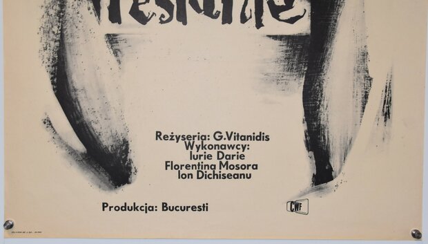 Polish Movie Poster - Poste Restante - Roman Opalka - 1963 - **SOLD**