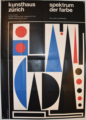 Swiss Poster - Kunsthaus Zürich - Walter Diethelm