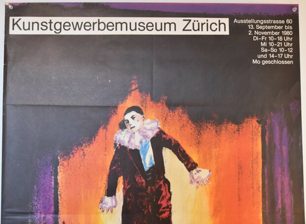 Swiss Poster - Arts and Crafts Museum Zürich - 1980