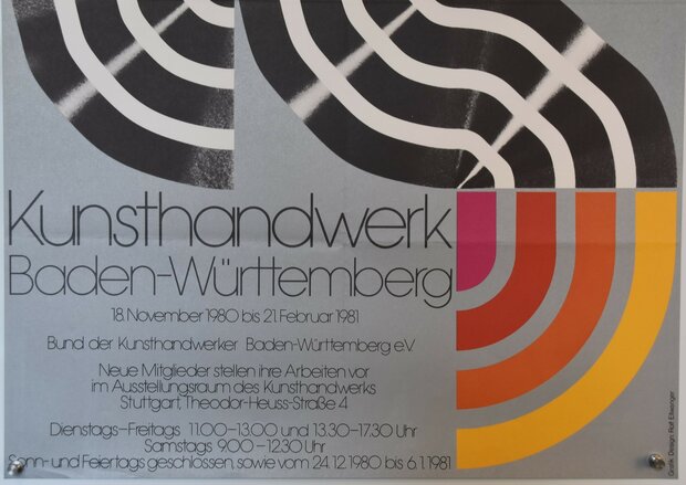 German Poster - Arts & Crafts Exhibition - 1981