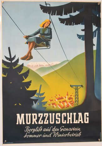 Travel Poster - Mürzzuschlag Austria - Ca. 1935