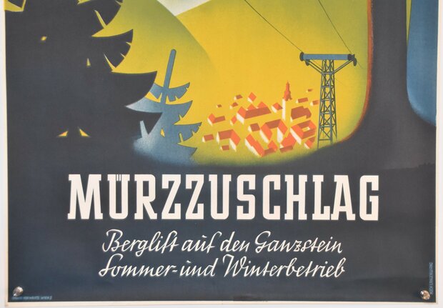 Travel Poster - Mürzzuschlag Austria - Ca. 1935
