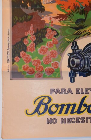 Bomba Bloch Water Pump - Spain Ca. 1935