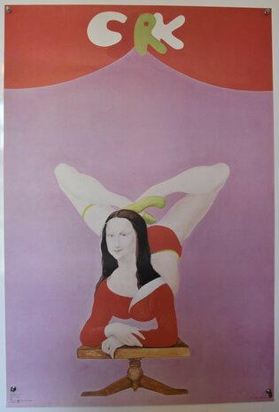 Polish Circus Poster - CYRK - Mona Lisa - 1978
