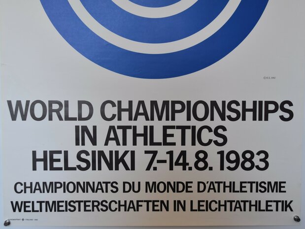IAAF WORLD ATHLETICS CHAMPIONSHIP Helsinki - 1983