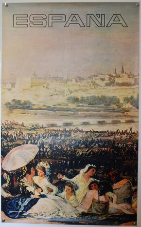 Spanish Travel Poster - Espana / Spain - Goya - 1971