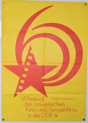 DDR-Movie-Poster-Socialist-Film-Festival-1977 - Rocking Posters Limited